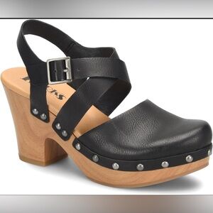 KORKS Women's, Black Abloom Clog Size 10 
Like New Excellent Condition